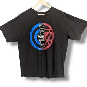 Iron Man Graphic Print Tee XL Black Marvel Super Hero t-shirt